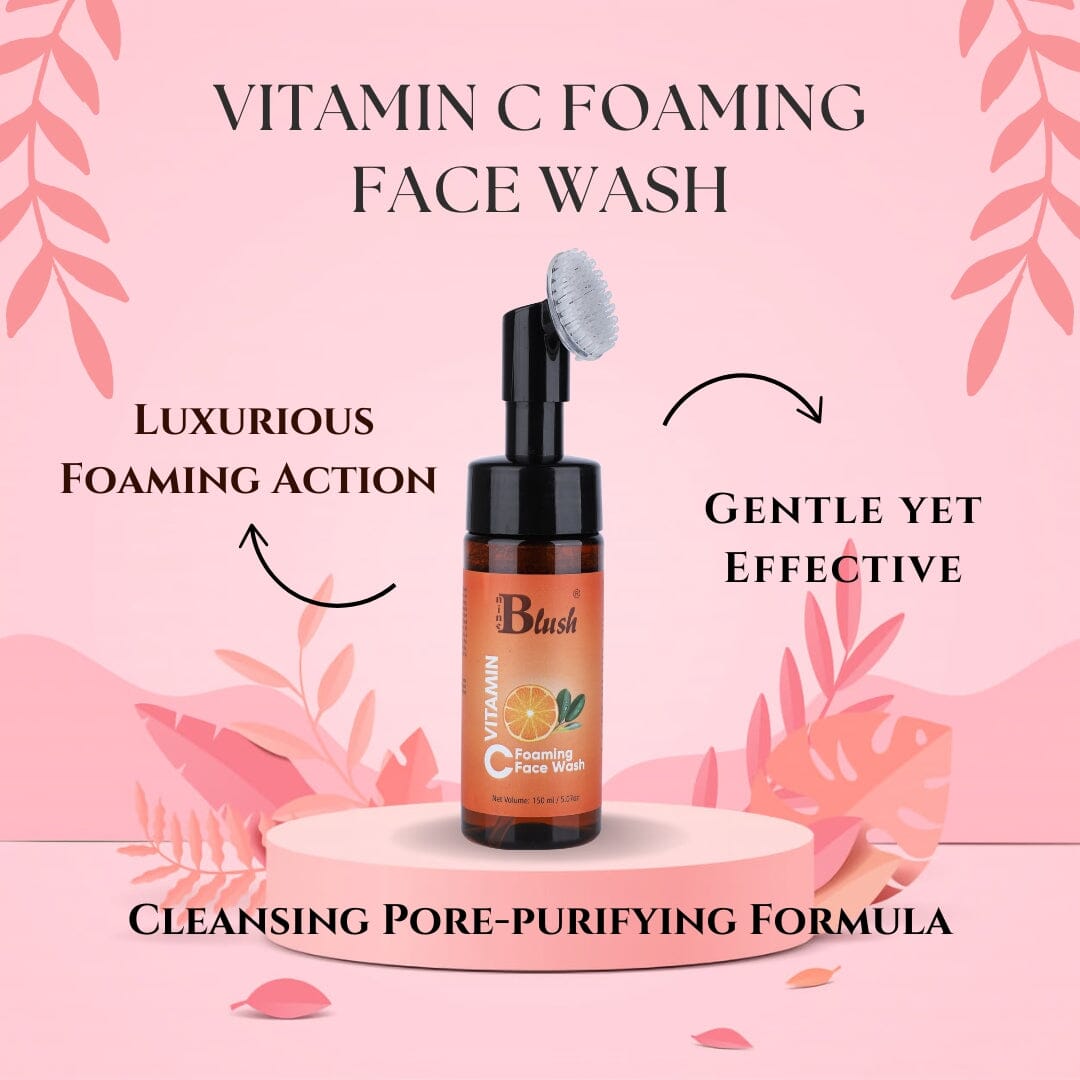 Vitamin C Foaming Face Wash – Gentle, Refreshing & Skin Brightening - Nine Blush